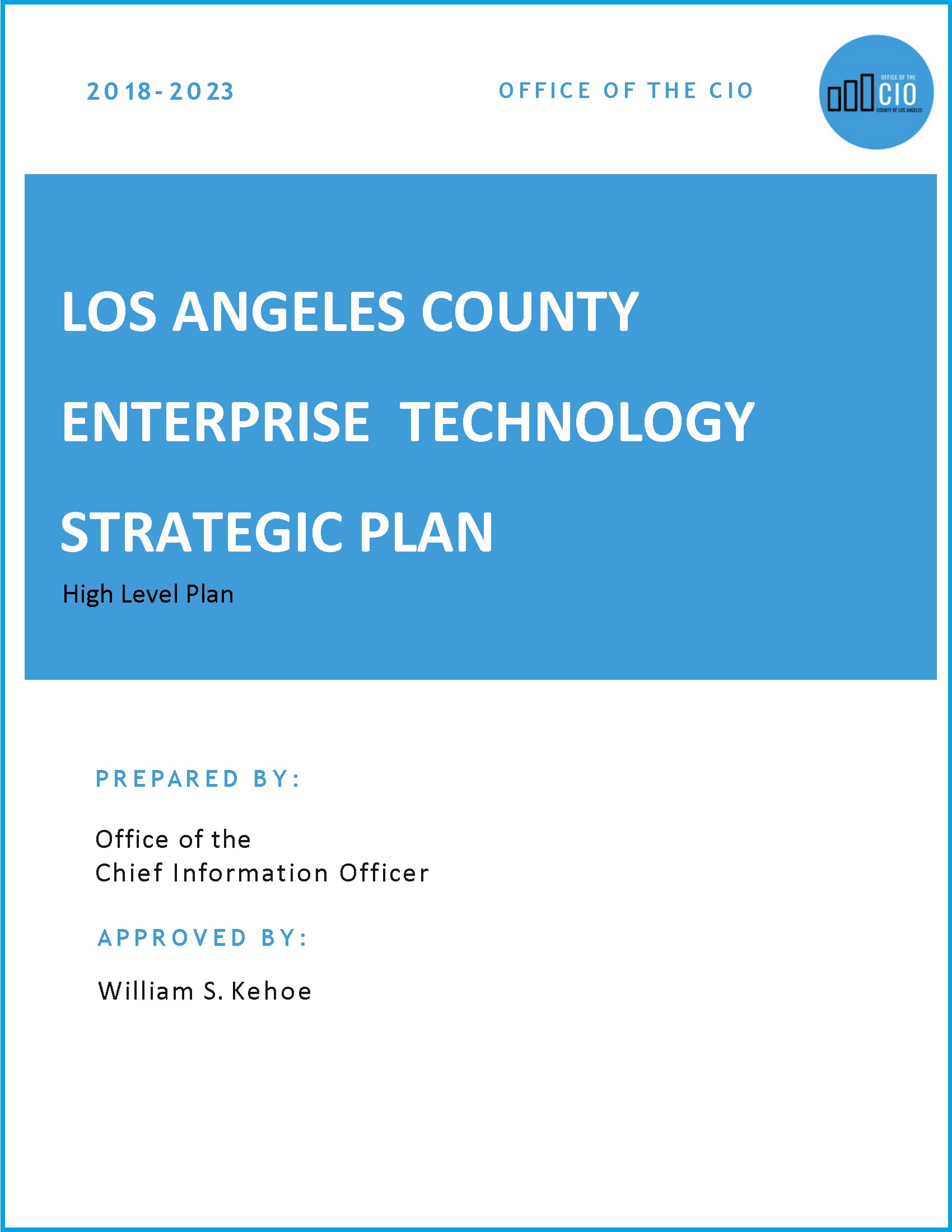 Chief Information Office Los Angeles County