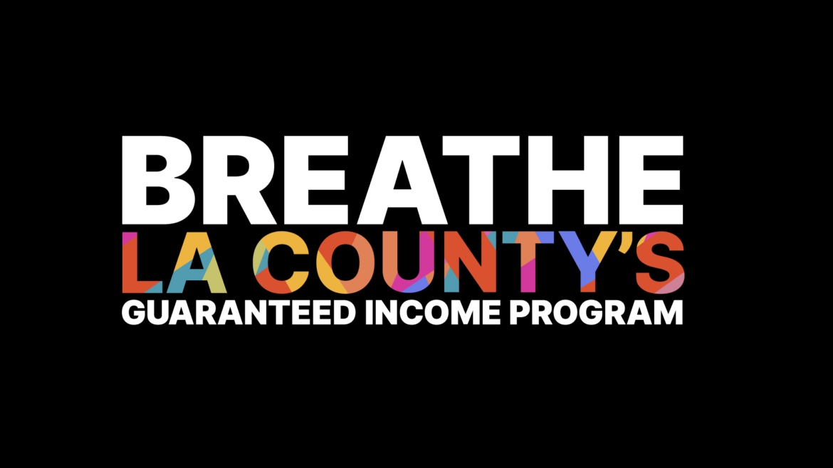 Official logo for Breathe: LA County's Guaranteed Income Program