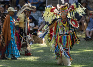 Photo of a performer at the 30th Annual Hart of the West Pow Wow