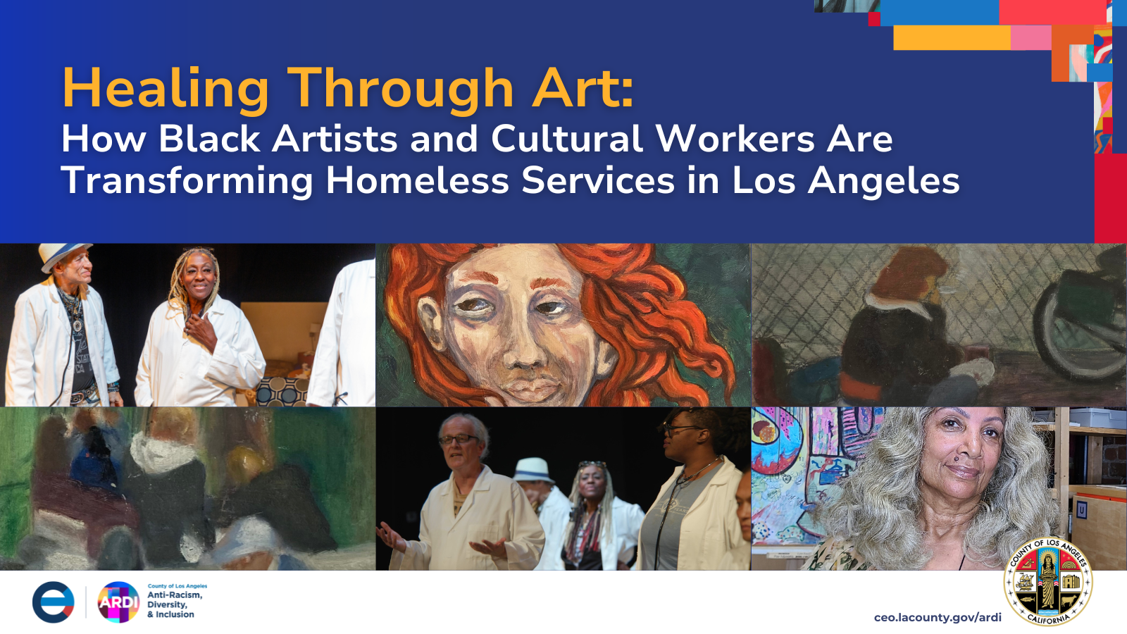 Black artists and cultural workers showcase transformative art addressing homelessness in Los Angeles.