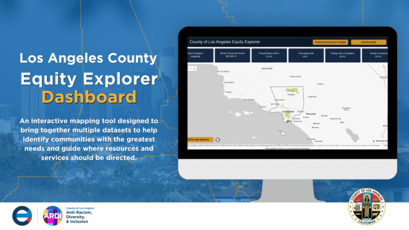 Los Angeles County Equity Explorer Dashboard banner