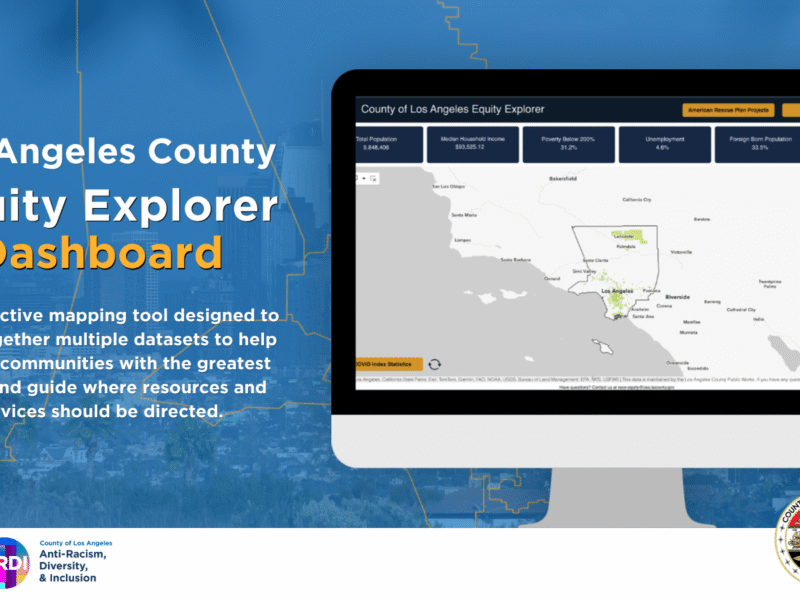 Los Angeles County Equity Explorer Dashboard banner